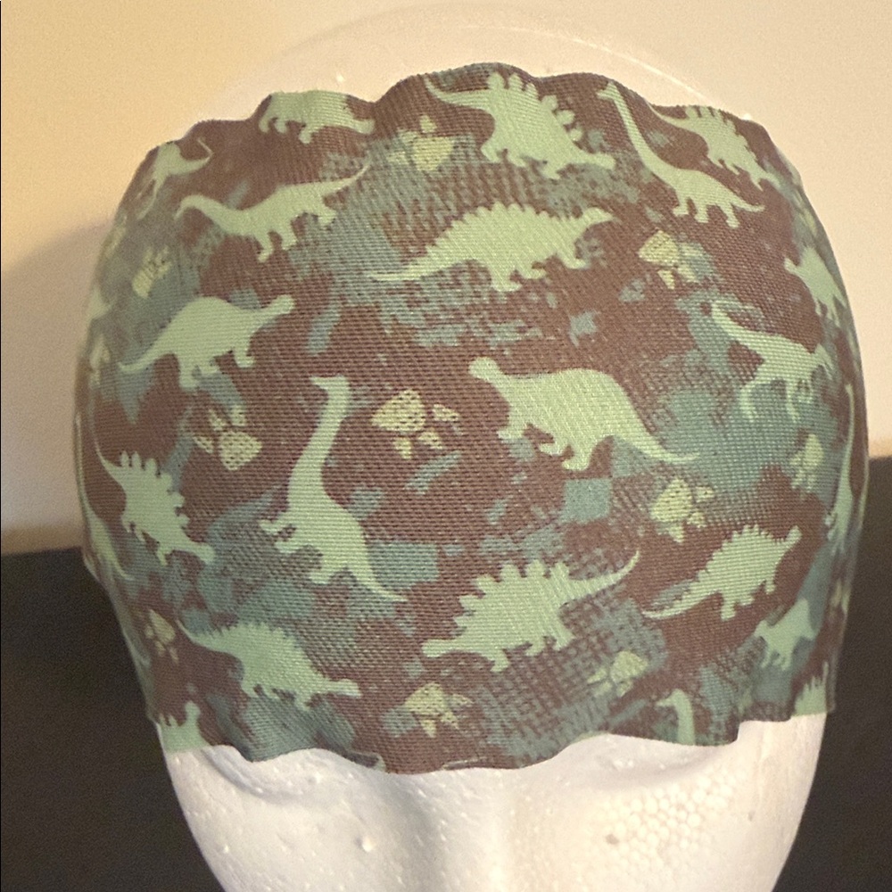 All over Dinosaur Print 4' Headband Bondi Band The Original "No Drip" "No Slip"